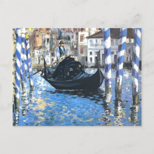 Der große Kanal von Venedig Edouard Manet Postkarte