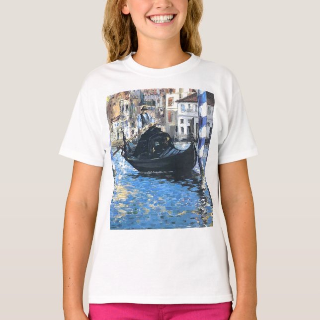 Der große Kanal von Venedig Edouard Manet T-Shirt (Vorderseite)