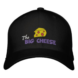 Der große Käse Bestickte Baseballkappe