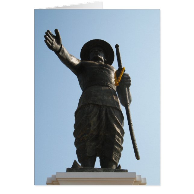 Der Große König Anouvong ... Vientiane, Laos Card (Vorne)