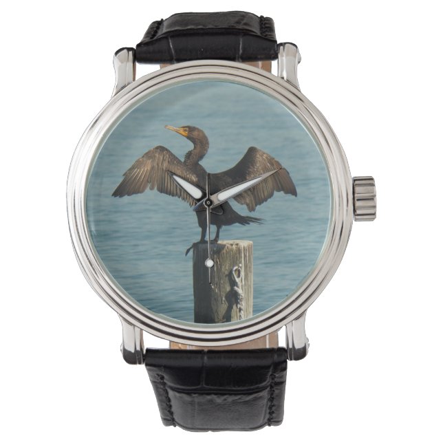 Der große Kormoran Armbanduhr (Vorderseite)