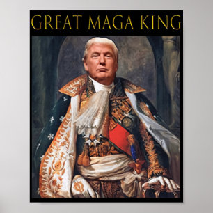 Der große Maga King Spaß Trump Ultra Maga King Poster