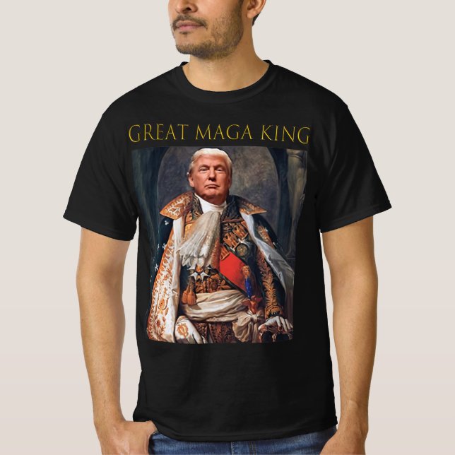 Der große Maga King Spaß Trump Ultra Maga King T-Shirt (Vorderseite)