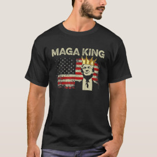 Der Große Maga König Donald Trump, Maga King Anti  T-Shirt