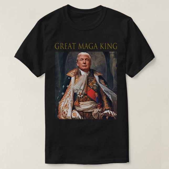 Der Große Maga König Funny Trump Ultra Maga King T T-Shirt (Design vorne)