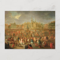Der Große Platz während Mardi Gras, Cambrai, 1765