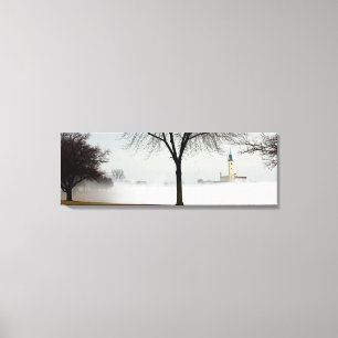 der Grosse- PointeYachtclub, Lakeshore Antrieb… Leinwanddruck