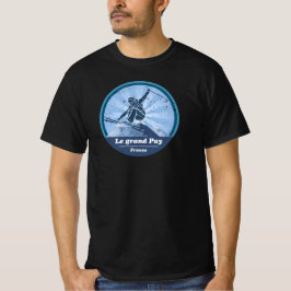Der große Puy in Champsaur Skier T-Shirt