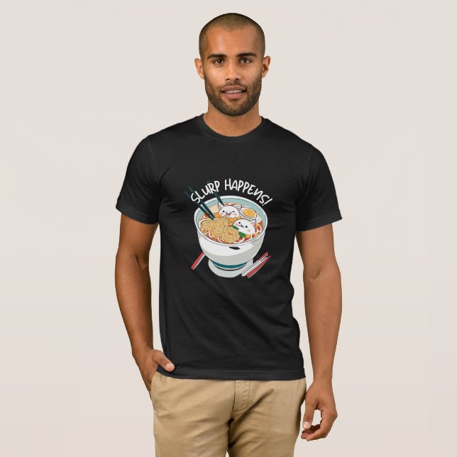 Der große Ramen Slurp! T-Shirt (Vorne ganz)