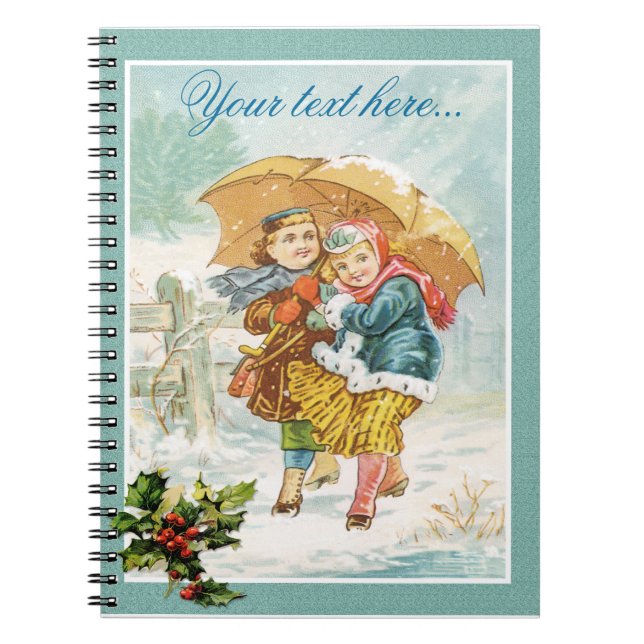 Der große Schirm # 2 ~ Notebook Notizblock (Vorderseite)