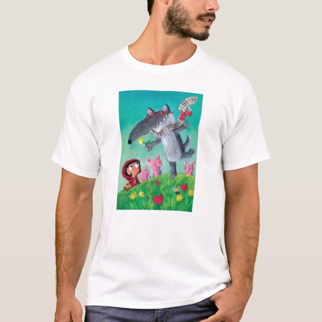 Der große schlechte Wolf T-Shirt (Vorderseite)