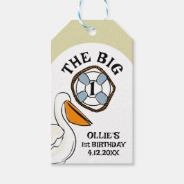 Der große Strand von Nautical Beach zum ersten Geb Geschenkanhänger