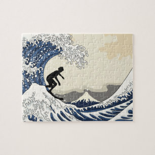 Der große Surfer von Kanagawa Puzzle