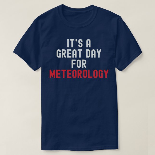 Der große Tag der Meteorologie1 T-Shirt (Design vorne)