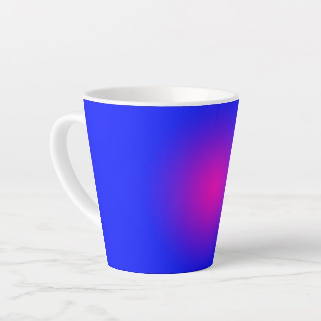 Der große Tag für Blau und Magenta Milchtasse (Linke Ecke)