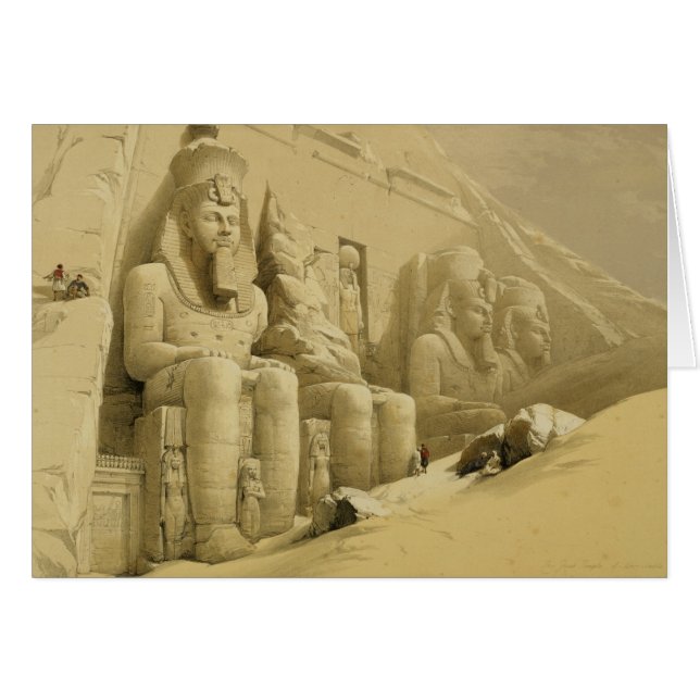Der Große Tempel von Abu Simbel, Nubia, aus "Ägypt (Vorderseite (Horizontal))