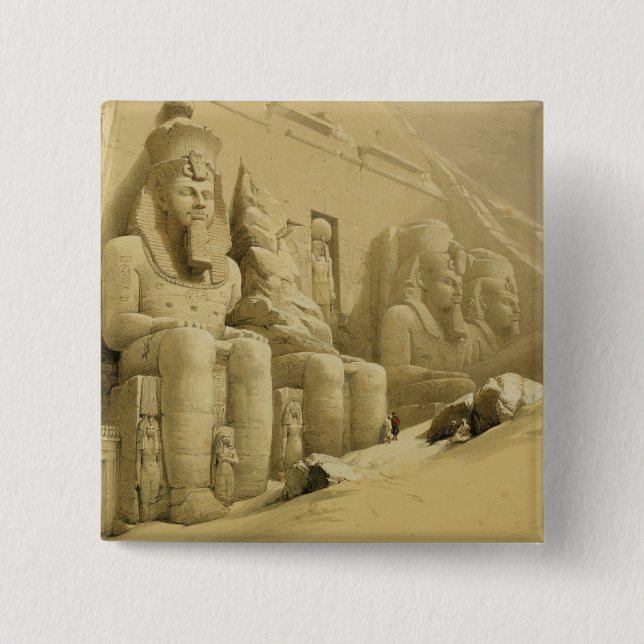 Der große Tempel von Abu Simbel, Nubia, von Button (Vorderseite)
