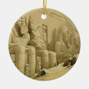 Der große Tempel von Abu Simbel, Nubia, von Keramik Ornament