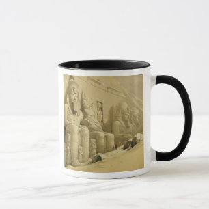 Der große Tempel von Abu Simbel, Nubia, von Tasse
