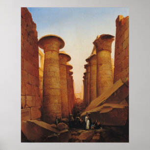 Der große Tempel von Amun bei Karnak Poster