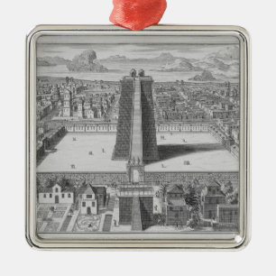 Der große Tempel von Vitsliputsli in Mexiko City, Ornament Aus Metall