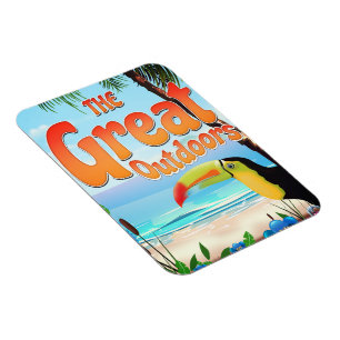 Der große Toucan im Freien Magnet