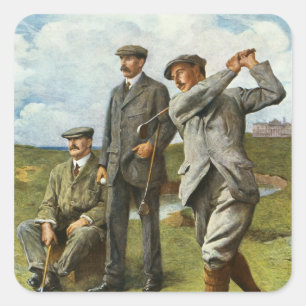 Der große Triumvirat Quadratischer Aufkleber