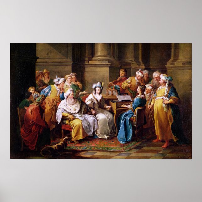 Der Große Turk, der ein Konzert für seine Herrin g Poster (Vorne)