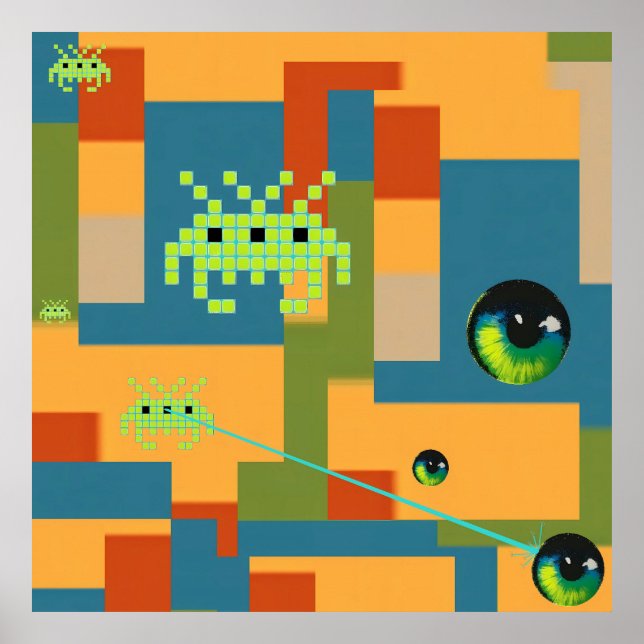 Der große Videospiel-Konflikt von 1983 Poster (Vorne)