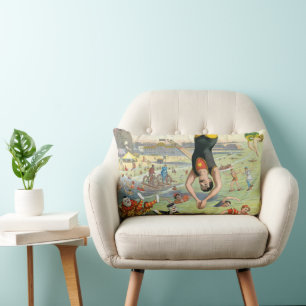 Der große Wasserkarneval der Coney Island Lendenkissen