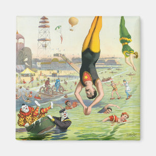 Der große Wasserkarneval der Coney Island Magnet