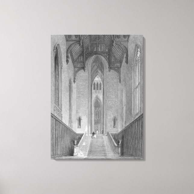 Der große Western, der zum Grand Saloon führt Leinwanddruck (Vorderseite)