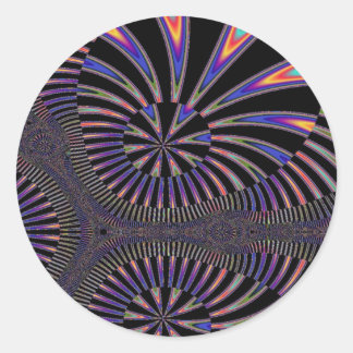 Der Großfinale-Feuerwerk-Sticker Runder Aufkleber