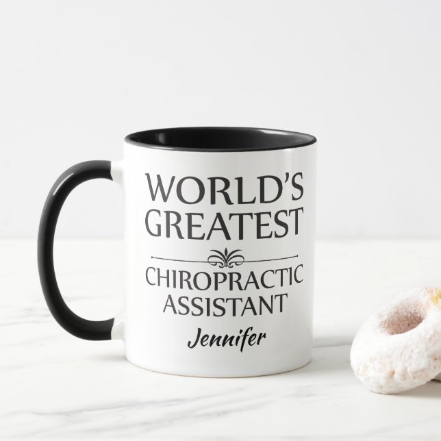 Der größte Anhänger der Chiropraktik der Welt Tasse (Mit Donut)