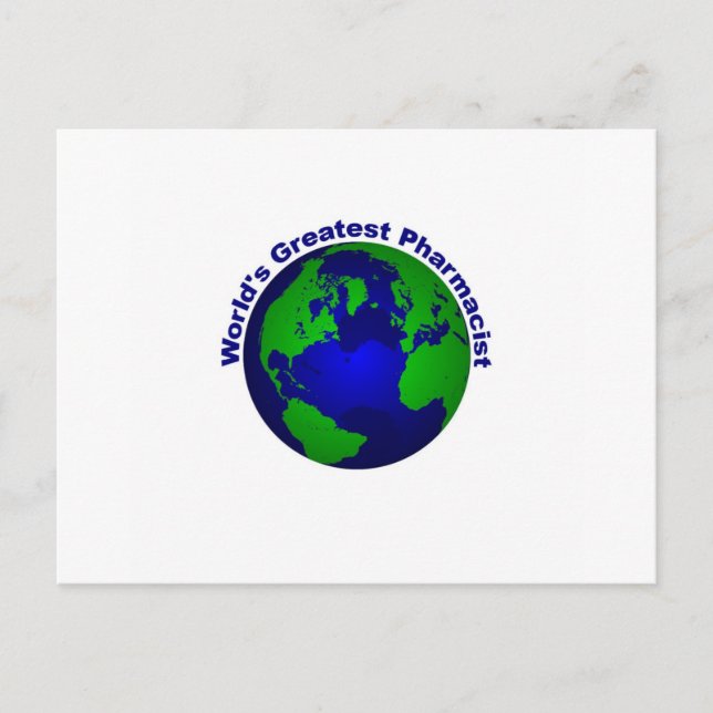 Der größte Apotheker der Welt Postkarte (Vorderseite)