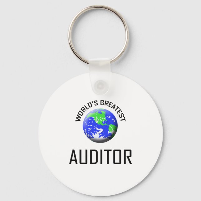 Der größte Auditor der Welt Schlüsselanhänger (Vorderseite)