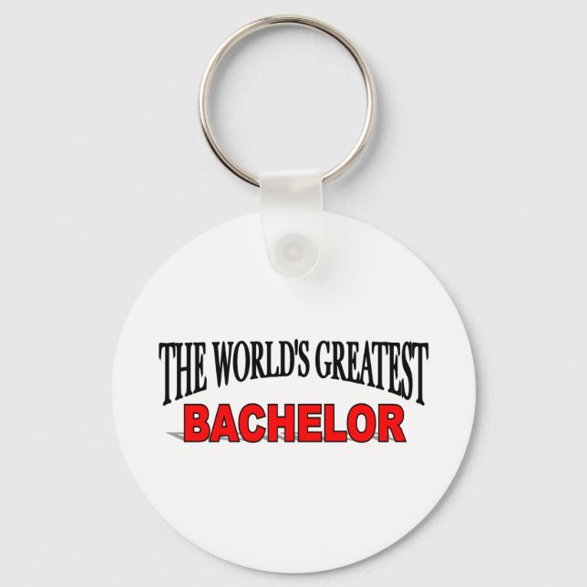 Der größte Bachelor der Welt Schlüsselanhänger (Vorderseite)