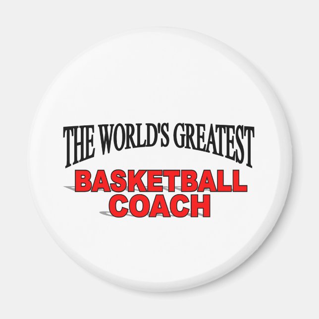 Der größte Basketballtrainer der Welt Magnet (Vorne)