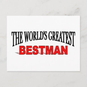 Der größte Bestman der Welt Postkarte