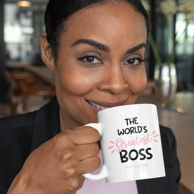 Der größte Boss der Welt Kaffeetasse (Von Creator hochgeladen)