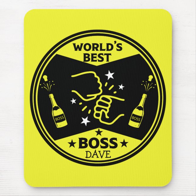 Der größte Boss der Welt Mousepad (Vorne)