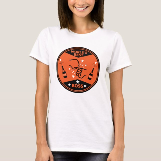Der größte Boss der Welt T-Shirt (Vorderseite)