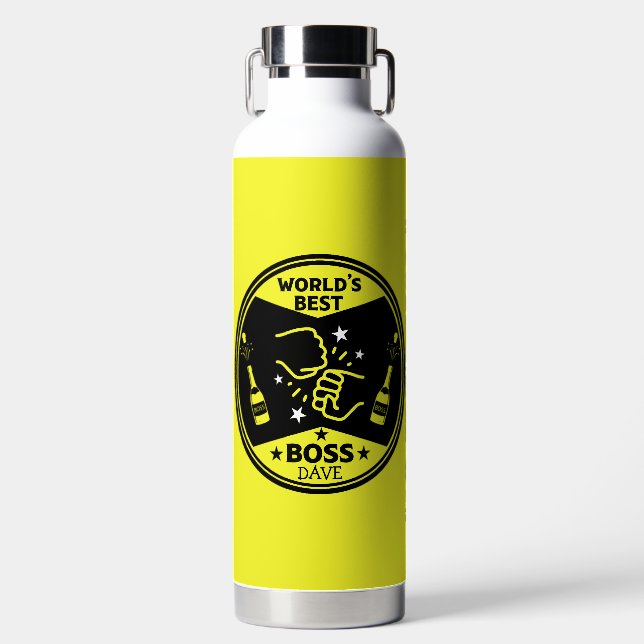 Der größte Boss der Welt Trinkflasche (Vorderseite)