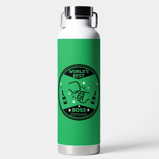 Der größte Boss der Welt Trinkflasche (Vorderseite)