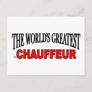 Der größte Chauffeur der Welt Postkarte