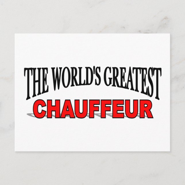 Der größte Chauffeur der Welt Postkarte (Vorderseite)