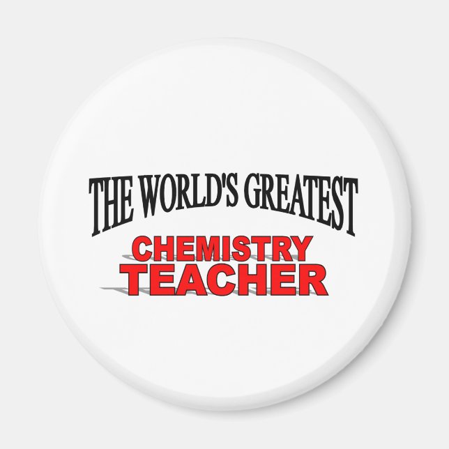 Der größte Chemielehrer der Welt Magnet (Vorne)