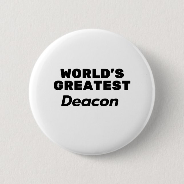 Der größte Deacon der Welt Button (Vorderseite)