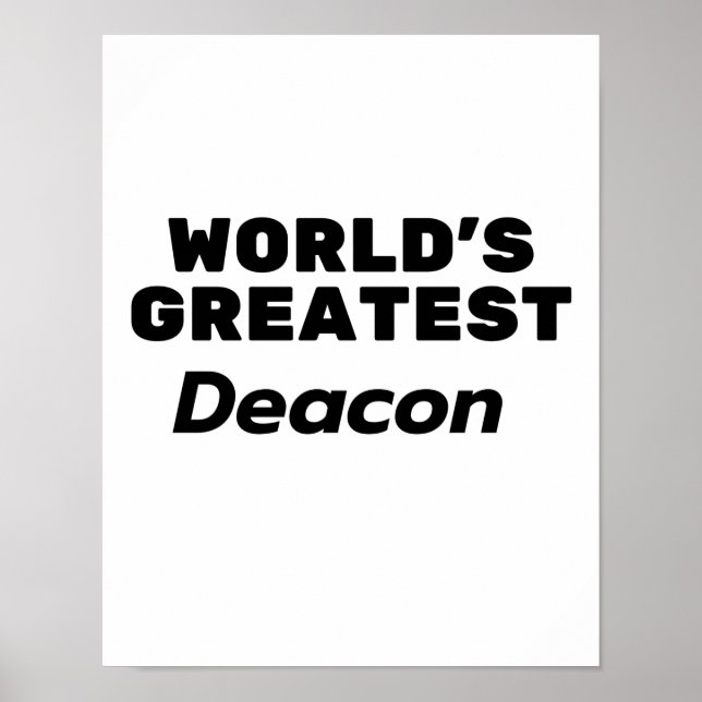 Der größte Deacon der Welt Poster (Vorne)