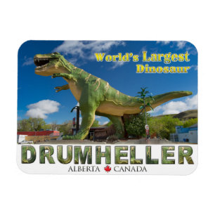 Der größte Dinosaurier der Welt - Souvenir-Kühlsch Magnet
